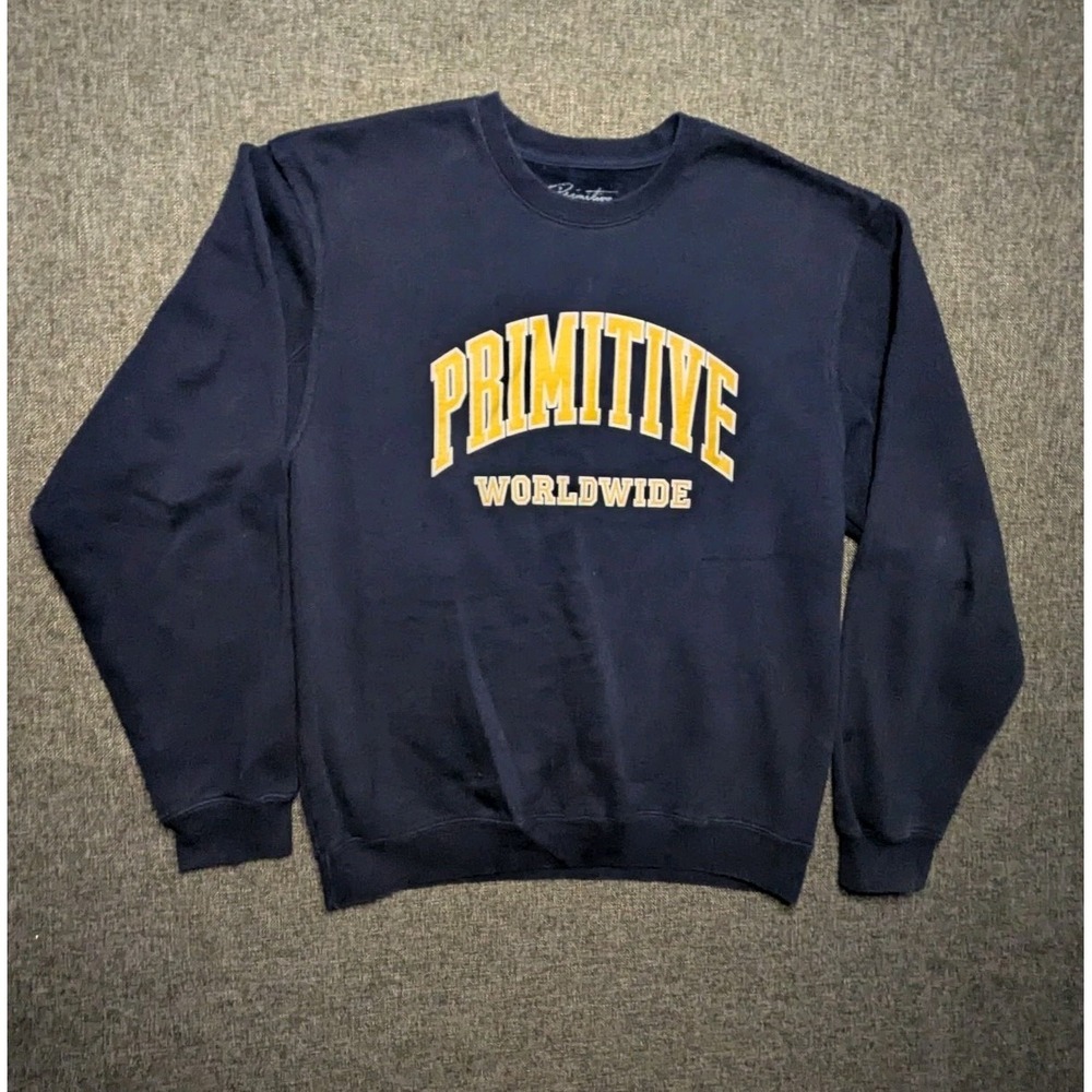 Primitive Skateboarding Black Crewneck Sweatshirt Size Medium Mens Skate Wear